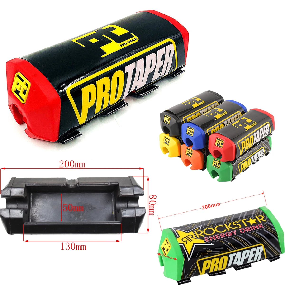 

Pro Taper 2,0 квадратная накладка на руль Толстая Накладка защита груди крест подходит для руля 1-1/8 мотоцикл грязный велосипед питбайк