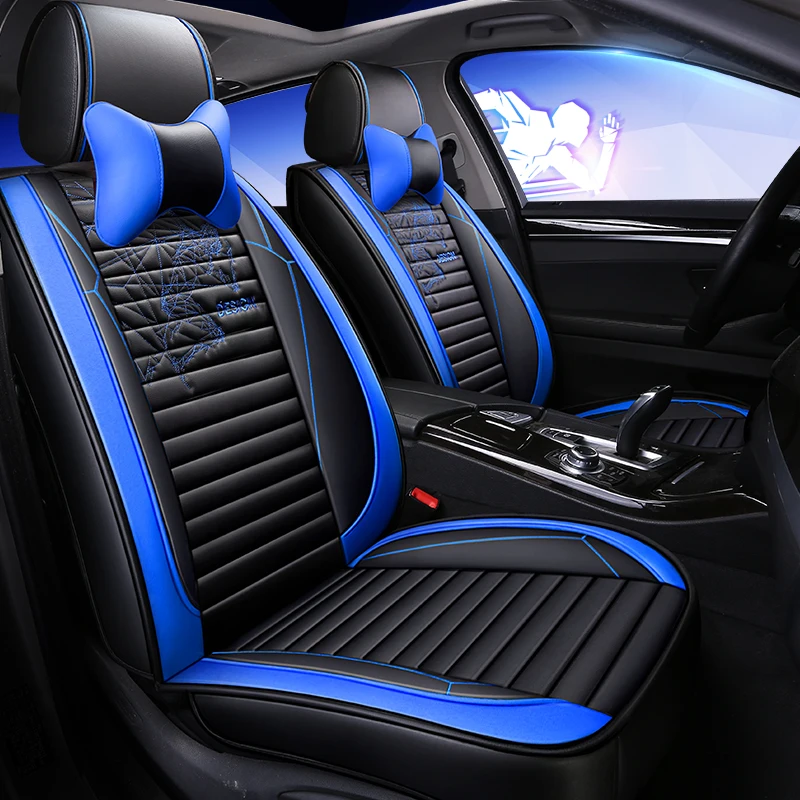 Чехлы для автокресел из эко-кожи с полным покрытием чехлы автомобильных сидений