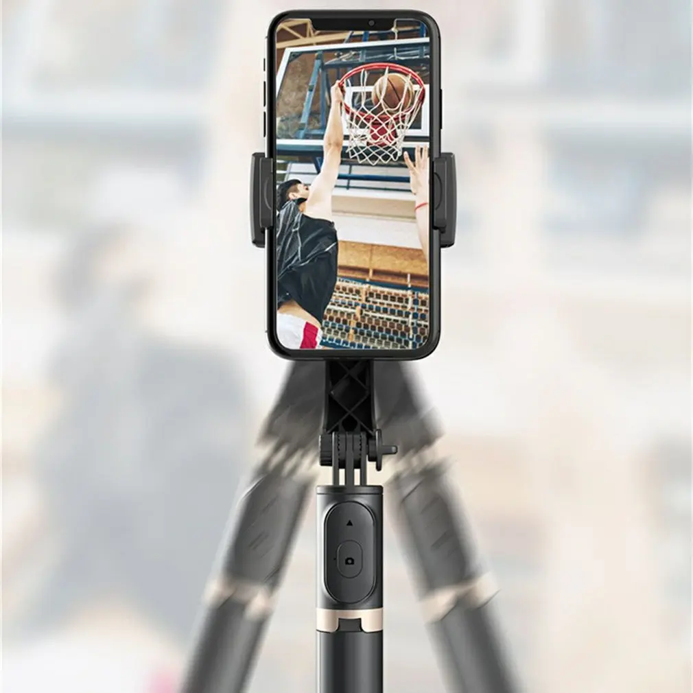 

Q08 Aluminum Alloy Wireless Bluetooth Selfie Stick Gimbal Stabilizer Mini Tripod Foldable Handheld Monopod For Phones Cameras