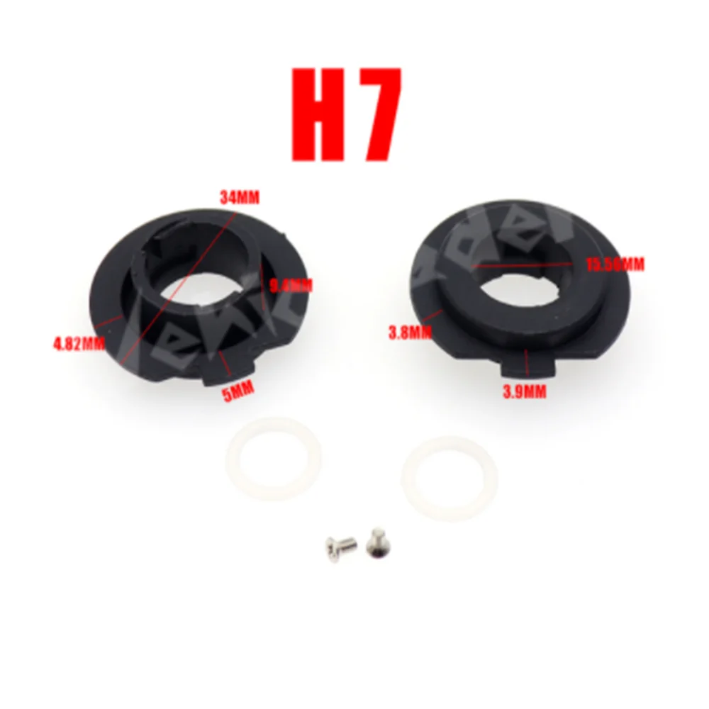 

2pcs LED Headlight Bulb Base Adapter Socket Holder 9004 9005 H7 H4 H3 H1 for Car Halogen Headlamps