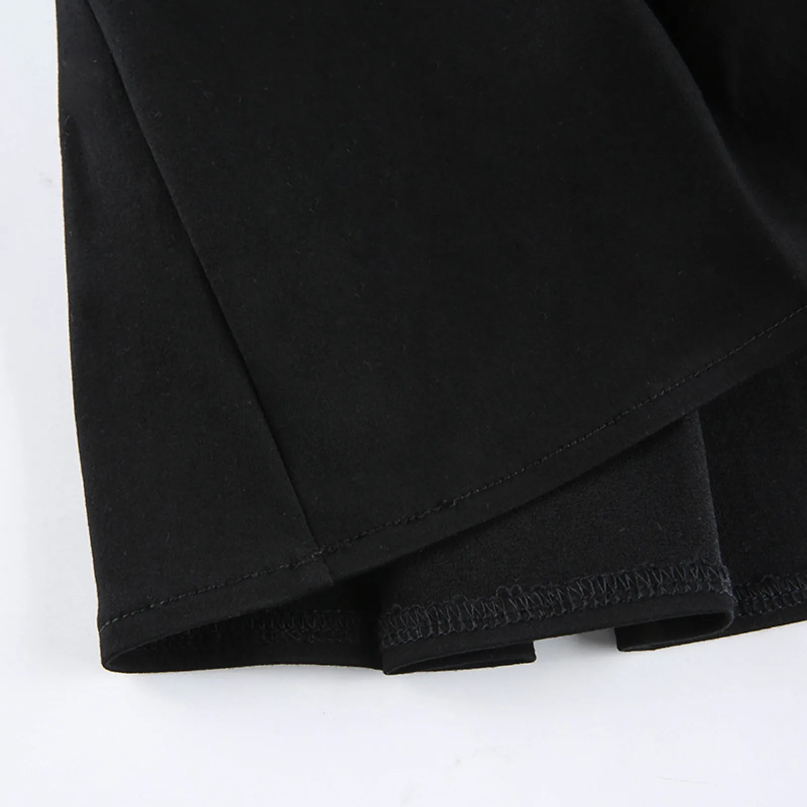 

Fashion women's Korean version of retro punk function sexy high cold leather button skirt pleated skirt A-line skirt