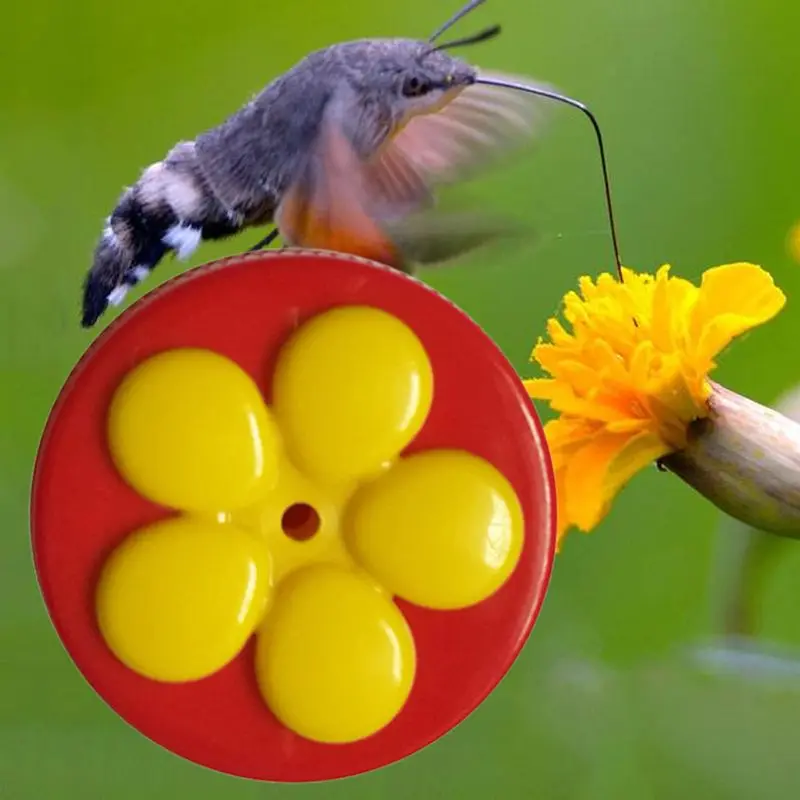 Форма цветов ручной работы птица Колибри кормушки поилки пластиковые семена и