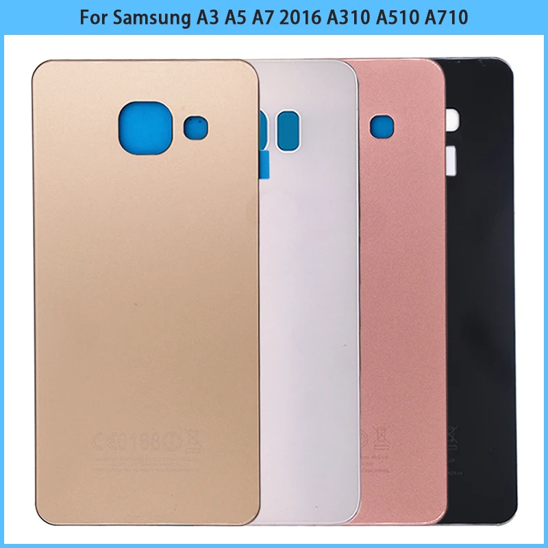 10 шт. для Samsung Galaxy A3 A5 A7 2016 задняя крышка заднее стекло Корпус сменный Новый A310 A510