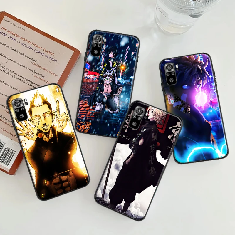 

Japanese anime Tokyo Revengers Phone Case For Xiaomi Redmi 9 9i 9AT 9T 9A 9C 10X 4G5G Note 10T 5G Soft silicone Cover Fundas