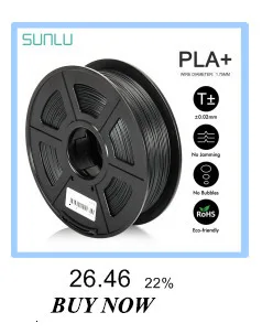 SUNLU нить ABS проводящая 1 кг для 3d принтера Антистатическая нить 3d печати 3,00 мм