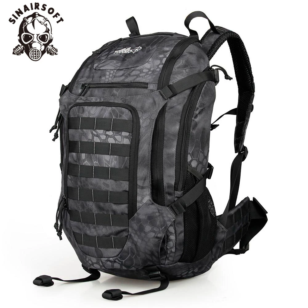 Goedkoop 35L 900D Tactische Waterdichte Rugzak Outdoor Sport Militaire Klimmen Zak Camping Wandelen Trekking Rugzak Reizen Outdoor Bag