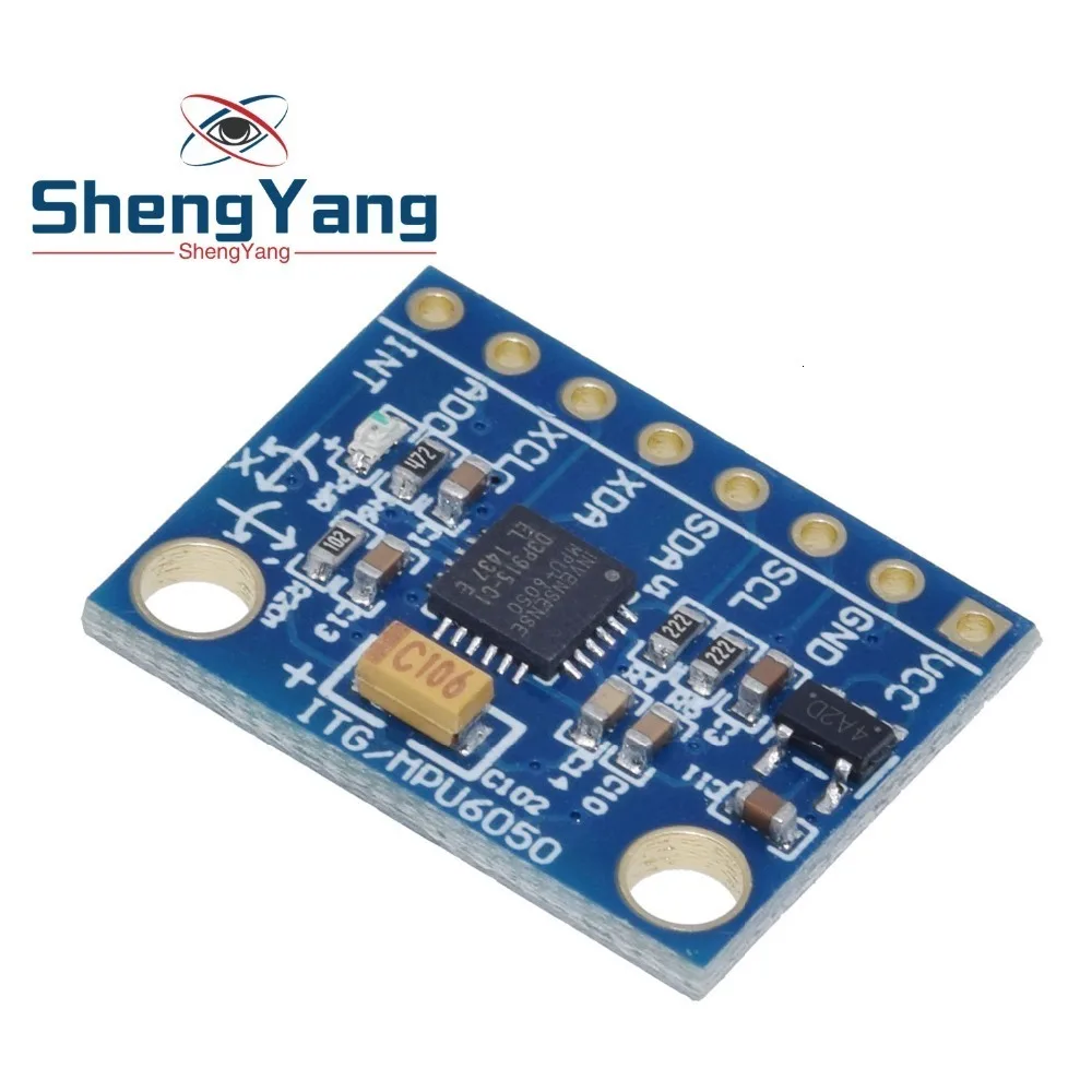 1 шт. ShengYang GY-521 MPU-6050 MPU6050 Модуль 3 оси аналоговый гироскоп Датчики+ 3 оси акселерометр модуль для arduino