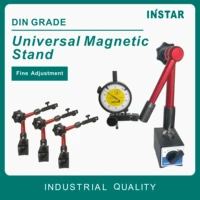 instar magnetic stand 60kgf 80kgf for dial indicator gauge universal magnetic base 3 joint adjustable stand holder