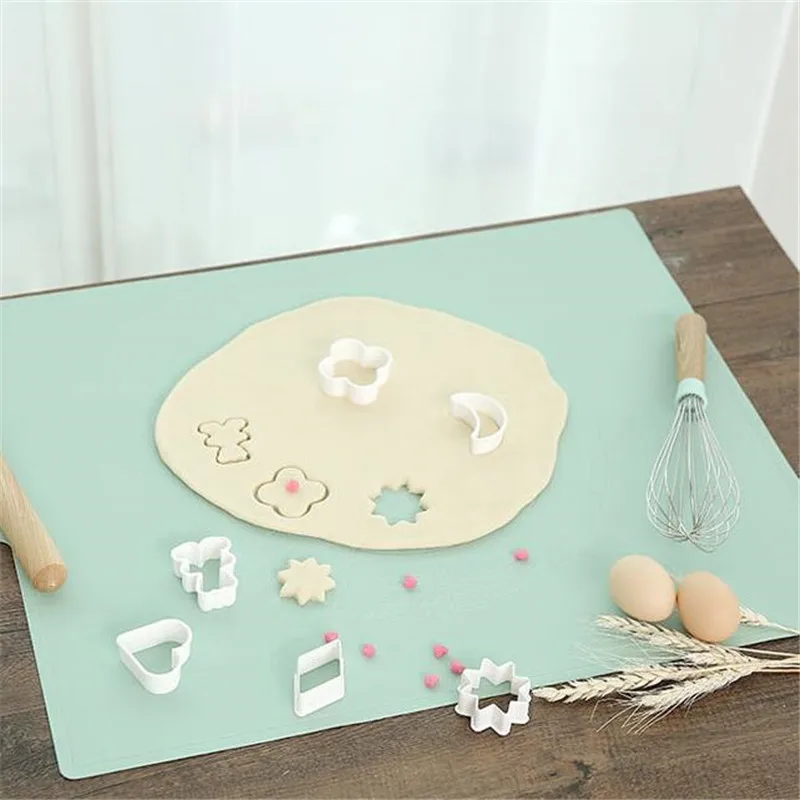 Силиконовые коврики для выпечки лист тесто пиццы антипригарный чайник держатель