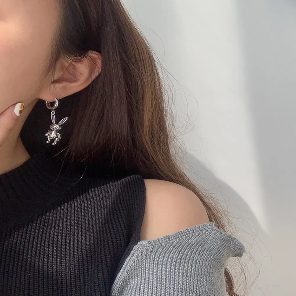 Серьги-подвески женские из серебра 925 пробы асимметричные | Украшения и