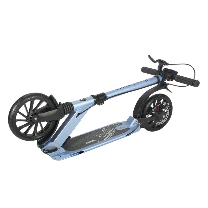 Для взрослых и детей самокат дисковый тормоз ручной Электрический Скутер