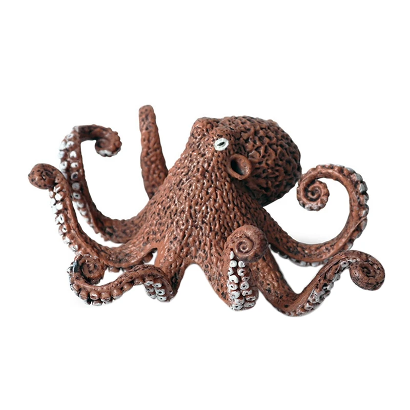 

Octopus Model Ocean Sea Life Figurine Toy Simulation Wildlife Model Party Decor Ocean Creatures Octopus Model Figurine