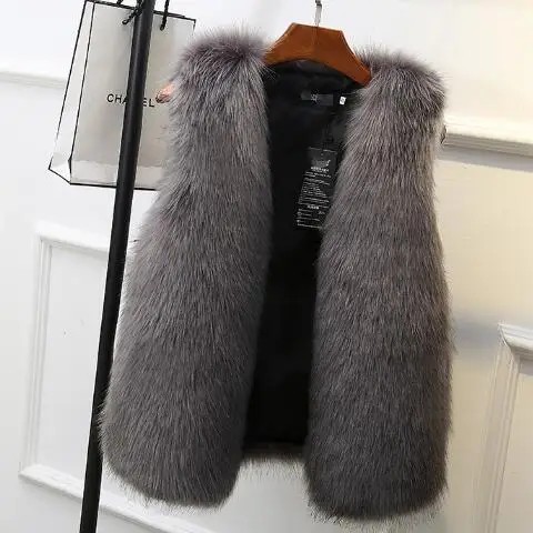 Женское плотное и теплое зимнее пальто из искусственного меха 2021 женское мягкое