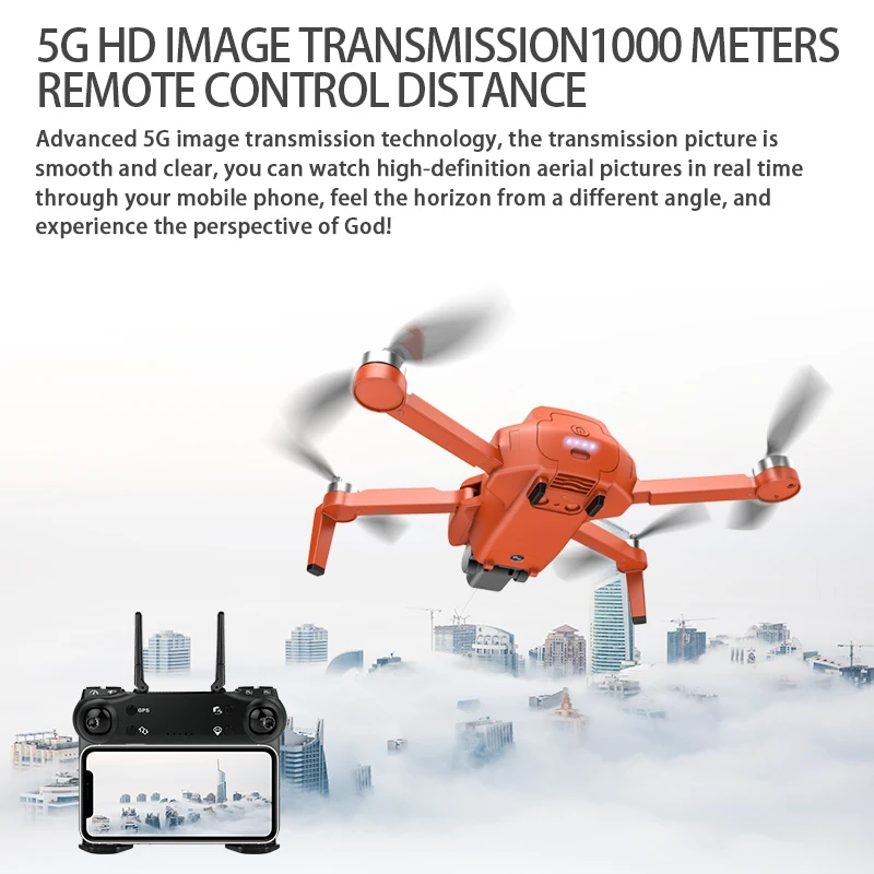 ZLL SG108 Pro GPS Drone с 5G Wifi FPV 4K HD Двойная камера Бесщеточный RC Складной квадрокоптер 1000 м