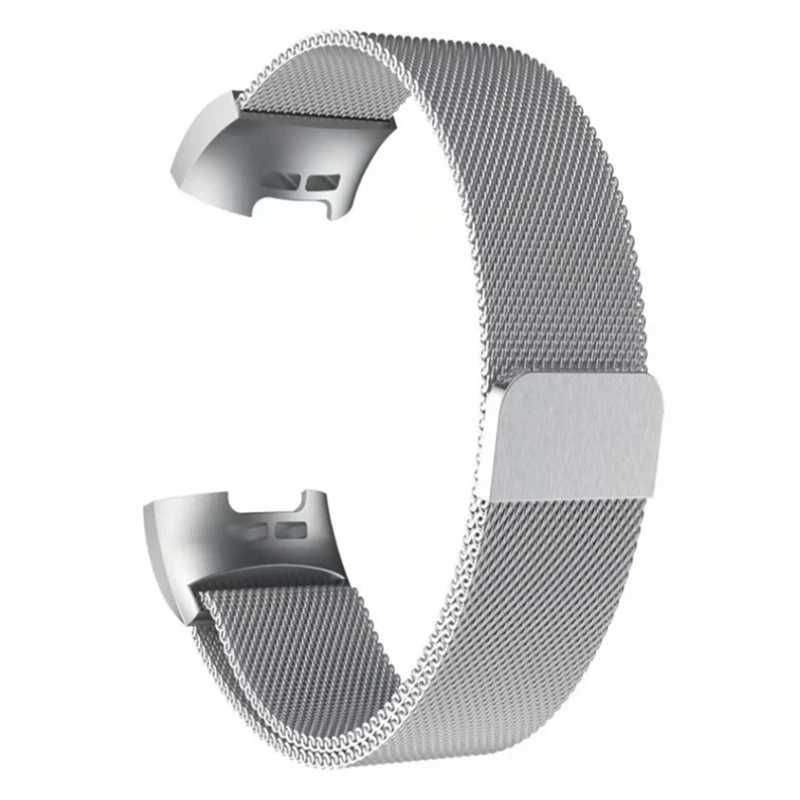 

For Fitbit Charge3 Milan Strap With 316L Stainless Steel Milan Ring Replacement Wristband 1