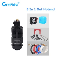 gmfive 3 in 1 out hotend kits multi color bowden extruder 1 75mm filament 12v24v fan j head hotend for cr10 3d printer parts