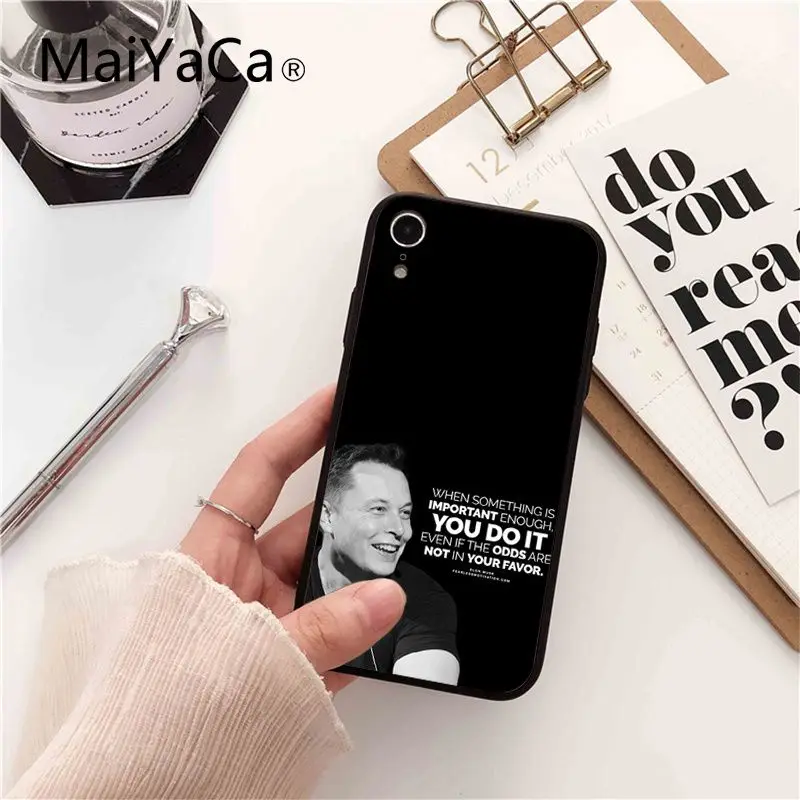 Maiyaca Elon Musk Alien Мягкий силиконовый чехол из ТПУ чехол для iPhone 8 7 6 6S Plus X XS MAX 5 5S SE XR 10 Чехлы Fundas Capa