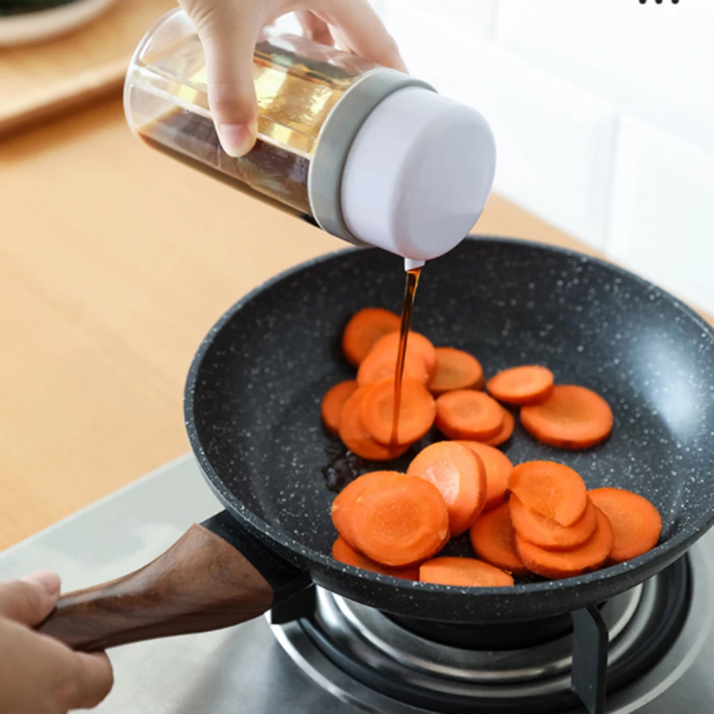 

Two-in-one Transparent Seasoning Bottle Spice Jar Moisture-proo Dual-purpose Oil Pot Soy Sauce Wine Vinegar Kitchen Tool Popular