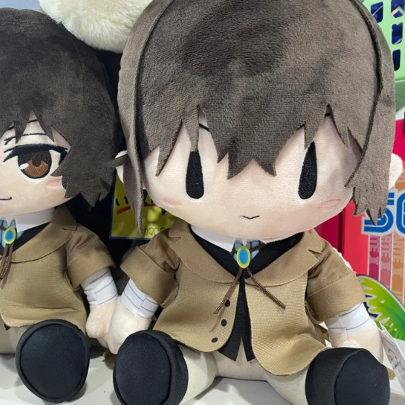 Peluche de perro callejero Bungo, juguete de felpa sentado, dazai, osamu, regalo de Navidad para un amigo, 2021-3