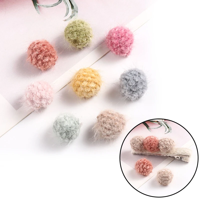 5 шт. 15 мм поделки своими руками помпон шариковые принадлежности для волос