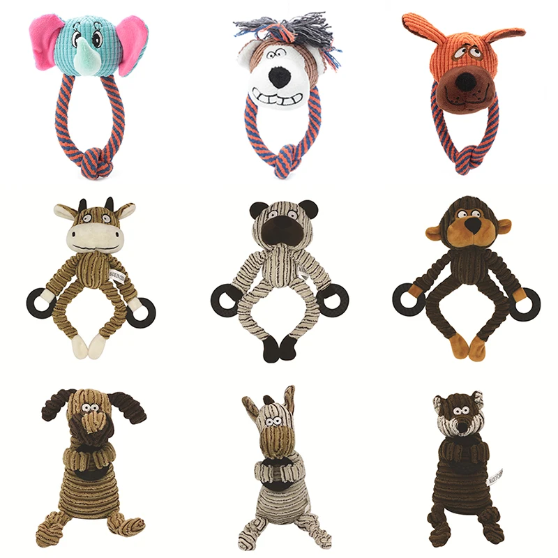 For Small Dogs Plush Squeaky Puppy Cat Chew Toy Yorkshire Te