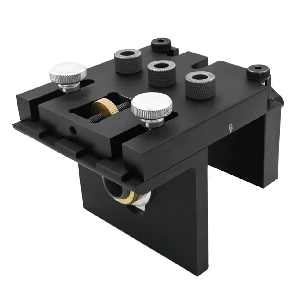 Набор направляющих для сверления дюбелей 3 в 1 с зажимом позиционирования