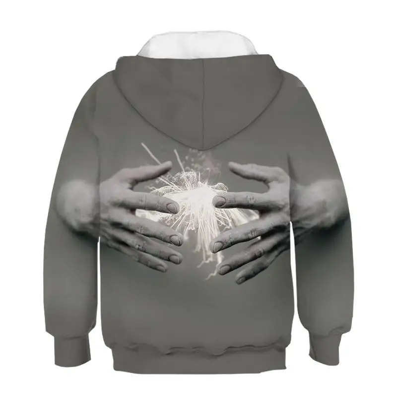 Новейшая Детская толстовка с капюшоном, с 3D рисунком, с рисунком кубика Рубика, модная толстовка с 3d принтом для мальчиков и девочек, детская забавная Толстовка для отдыха