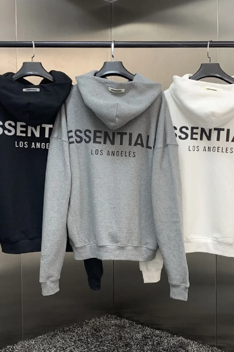

2021 Classic Hoodies Sweatshirts fog 100%1:1 Essentials Kanye West Jerry Lorenzo Loose Oversized cotton Sweatshirts Zip Hoodie