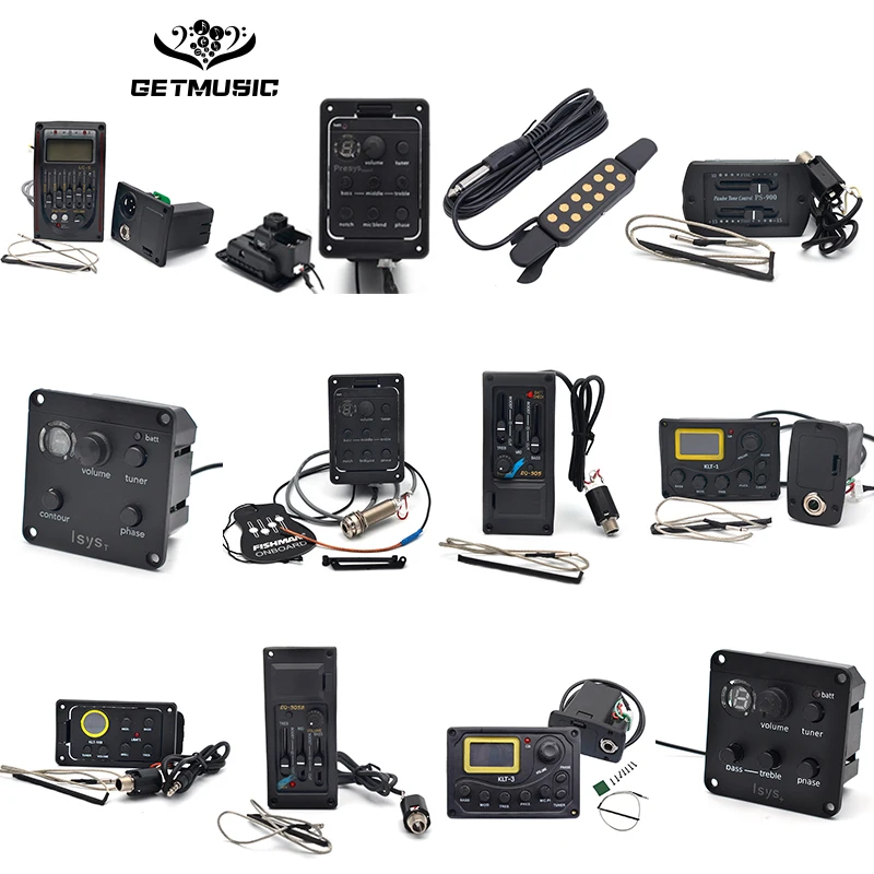 10 шт. эквалайзер для акустической гитары 2/4/5 полос|Детали и аксессуары гитар| |