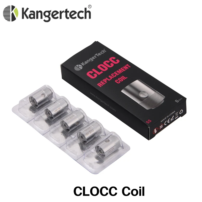 5 шт./лот оригинальная катушка Kanger CLOCC 0 Ом 1 и SS316L 15 сменная Ni200 головка для
