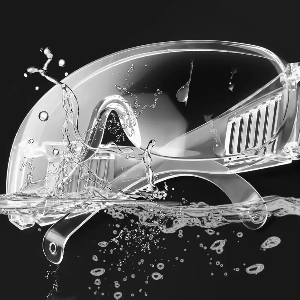 Горячие защитные очки прозрачные пыленепроницаемые для работы лабораторные с