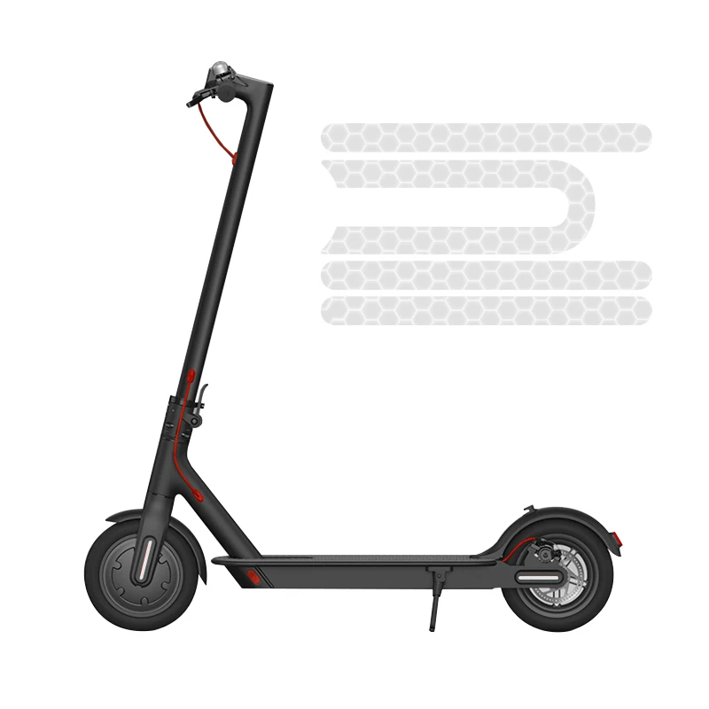 

PVC Reflective Stickers 4Pcs/set For Xiaomi Mijia M365 Pro Electric Scooter Reflective Sticker Reflector 6 Colors Available