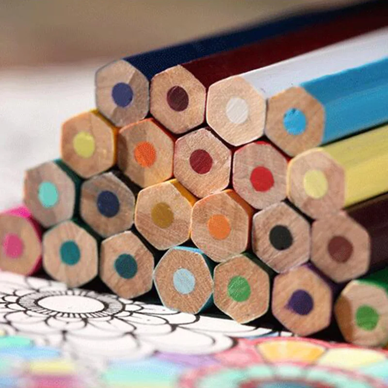 12/18/24/36/48/72 карандаш маслянистый цвет свинца Краски щетка водорастворимый Набор