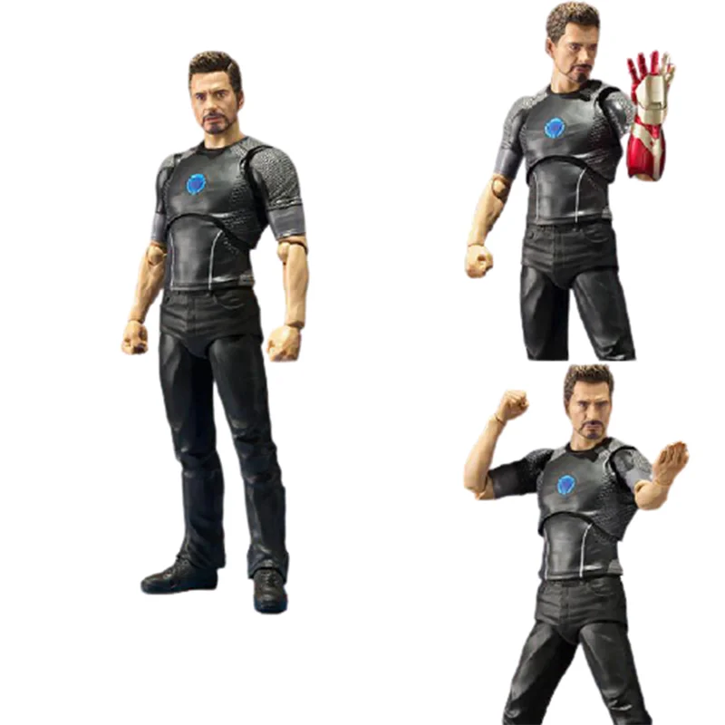 

Model Avengers Iron Man Action Figure Tony Stark Armored Pvc Figure Ironman Collectible Model Toy for Children Marvel Fans Gift