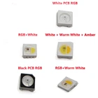 WS2812B SK6812 светодиодный чип 10  1000 шт. 5050 RGBRGBWWWA SMD чернаябелая версия индивидуально Адресуемая цифросветодиодный Светодиодная лента 5 В