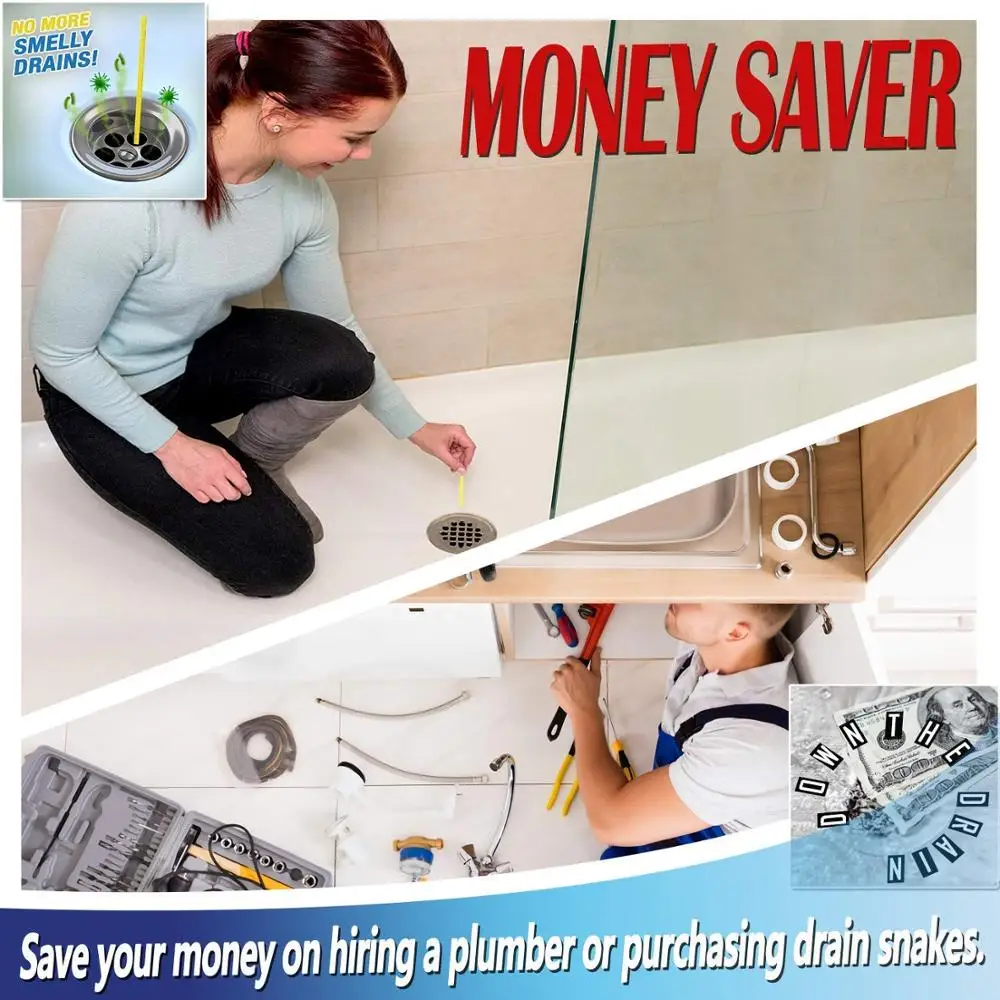 Очиститель для слива дезодорирующие палочки сливные нетоксичный дезодорант