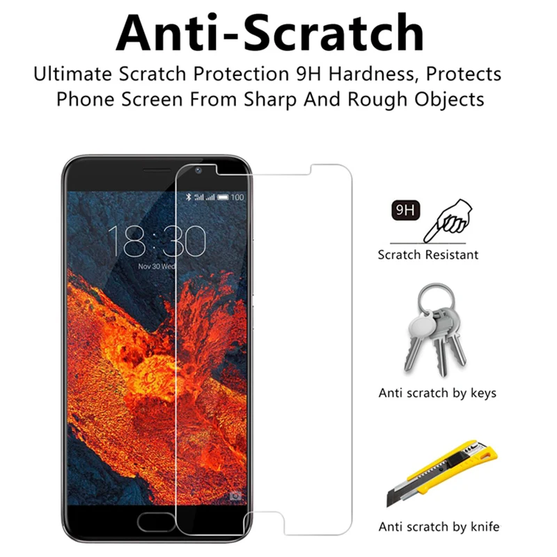 Закаленное стекло для телефона Meizu Note 9 8 жесткая Защита экрана Pro 7 Plus 6 5 u10 u20 E E2