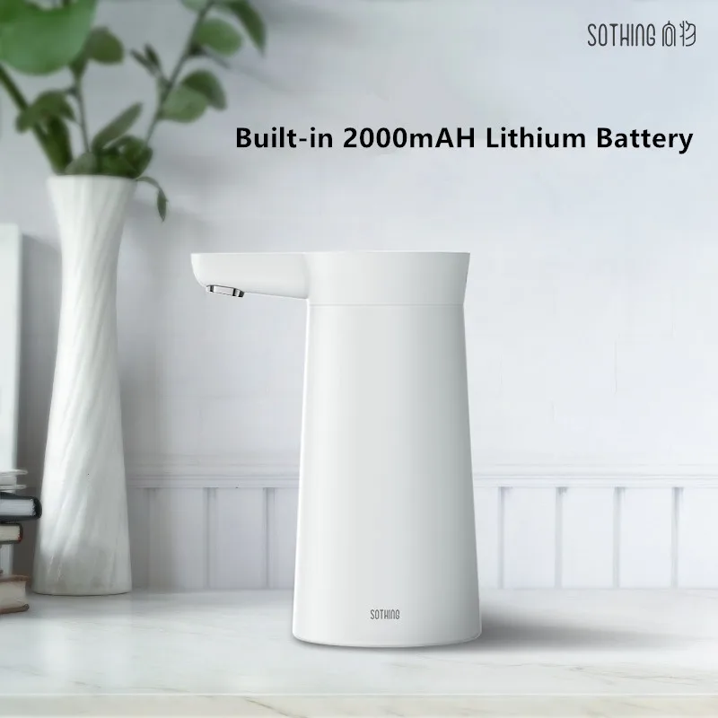 Диспенсер для воды Xiaomi Sothing Электрический с одной кнопкой бытовой портативный