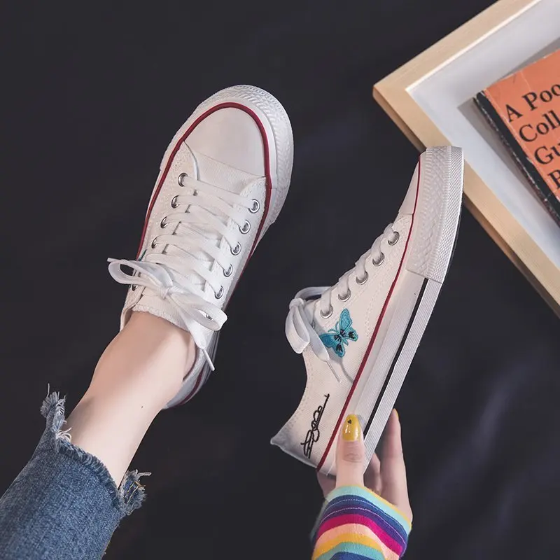 2020 модные кроссовки Женская Вулканизированная обувь Студенческая для девочек