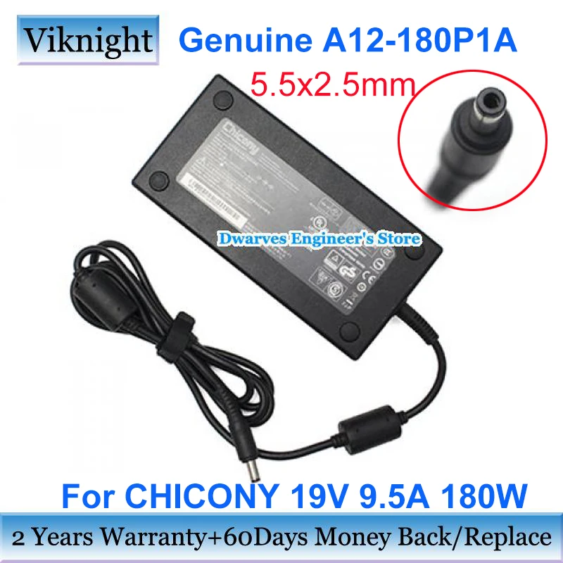 19v 9.5a 180w A180a004l Power Supply Charger For Msi Gt683 Gt685 Clevo P150em Adapter