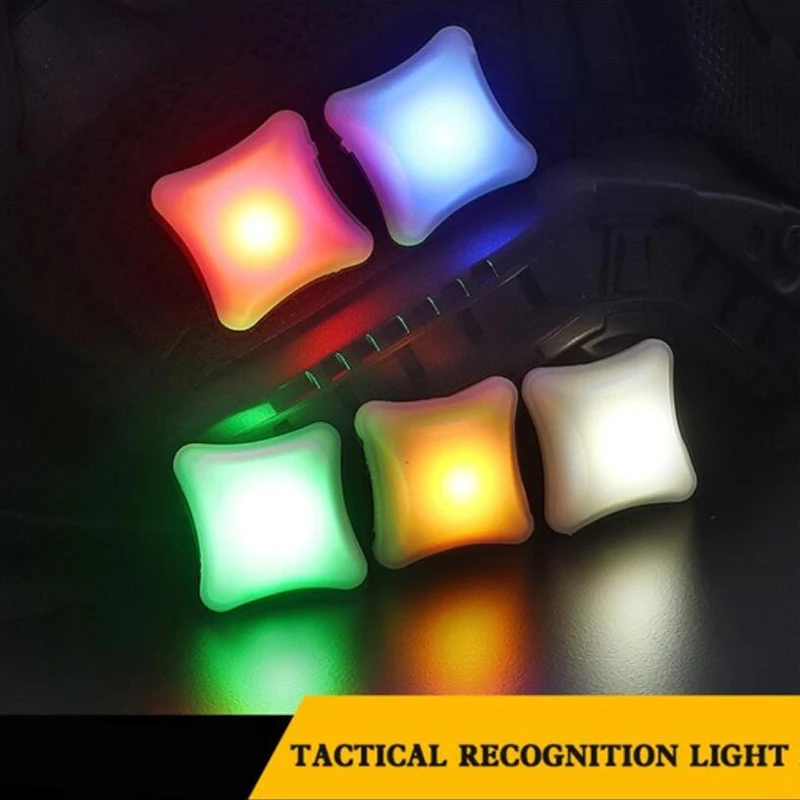 Тактический сигнальный шлем с лампой мигающий светильник военный MOLLE охотничий