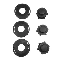 3sets head spool and cover cap string trimmer replacements repair parts accessories for stihl 25 2 fs 90 100 110 120 130 55 80