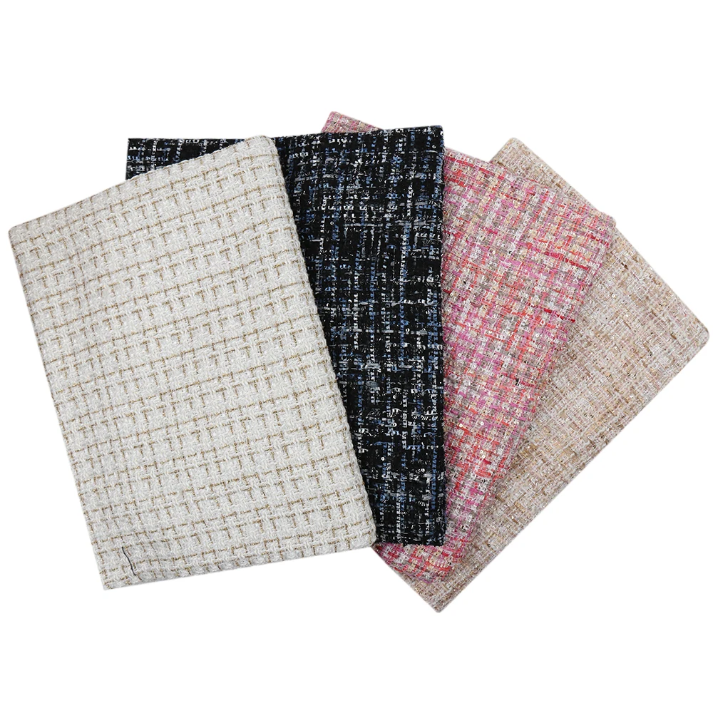 45CM*150CM Wool&Cashmere Weave Fancy Suiting Tweed Wool Fabric For Women Coat Overcoat Autumn&Winter New Cloth For DIY Sewing