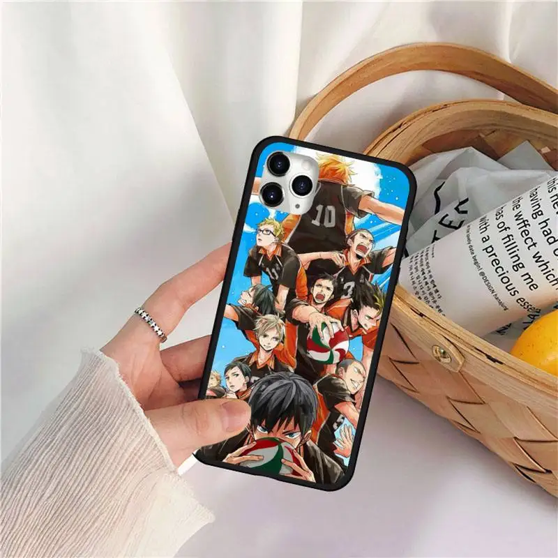 

Hot Haikyuu Hinata Anime Volleybal Phone Case for iPhone 11 12 pro MINI XS MAX 8 7 6 6S Plus X 5S SE 2020 XR