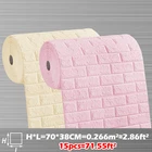 70x38 см 15 шт. 3D Наклейка на стену s самоклеящаяся пена кирпич для декора комнаты DIY 3D обои Настенный декор наклейка на стену для детской комнаты