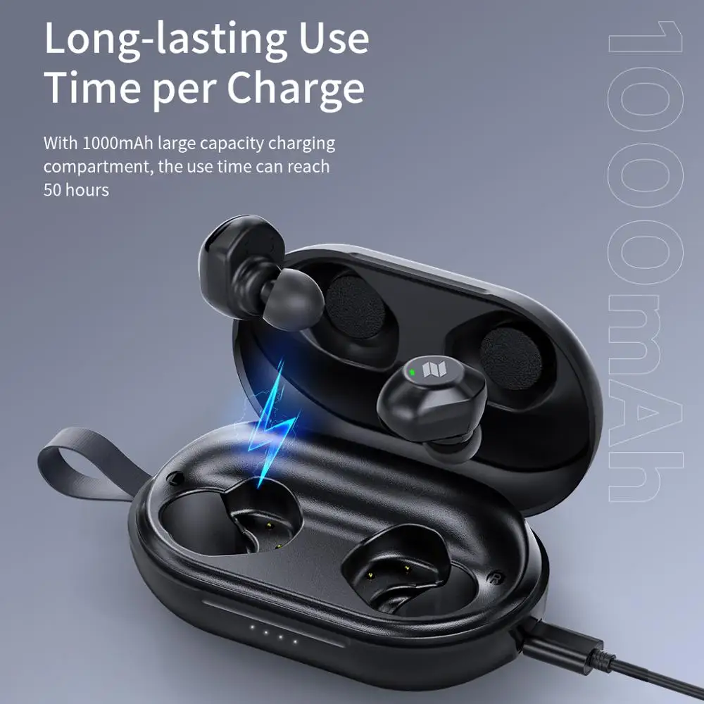 

Rockspace Wireless Earphones TWS ANC Noise-Cancellation Earbuds Stereo HIFI DJ Earphone Bluetooth 5.0 In Ear Monitor