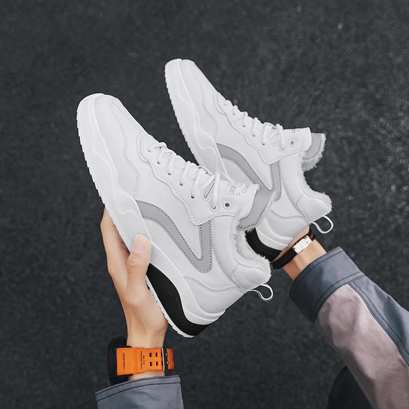 

Men Winter Snow Boots Waterproof Sports Shoes Super Warm Male Sneakers Wear-resistant Man Boots Outdoor Hiking Boots Work Shoes