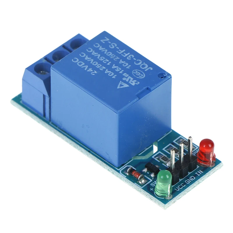 1 канал 24В релейный модуль щит для Arduino с опора оптопары высокого и низкого уровня