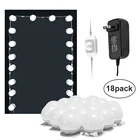 Светильник AIBOO для туалетного столика, 18 дюймов, светодиодное зеркало для макияжа, голливудский туалетный столик, лампы для туалетного столика, Светильники для спальни с диммером