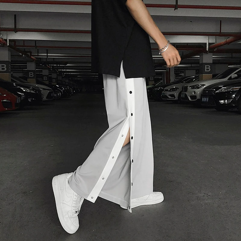 Женские свободные брюки в корейском ретро стиле с эластичной резинкой на талии